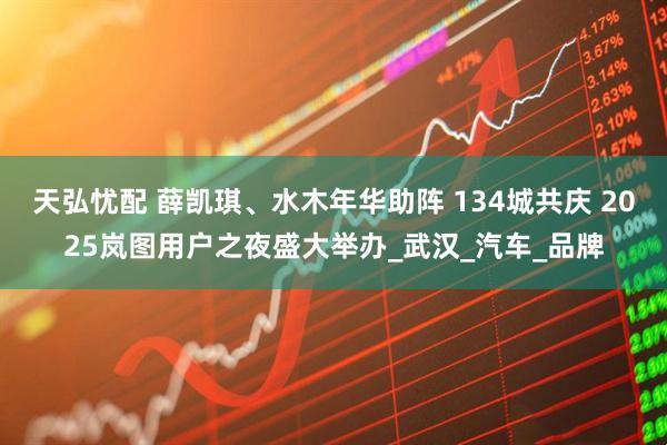 天弘忧配 薛凯琪、水木年华助阵 134城共庆 2025岚图用户之夜盛大举办_武汉_汽车_品牌