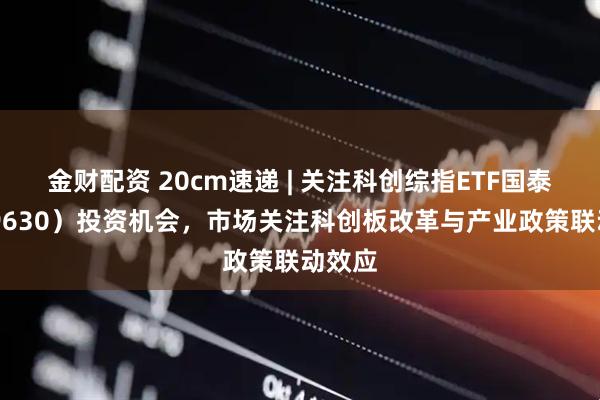 金财配资 20cm速递 | 关注科创综指ETF国泰（589630）投资机会，市场关注科创板改革与产业政策联动效应