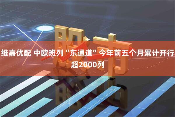 维嘉优配 中欧班列“东通道”今年前五个月累计开行超2000列